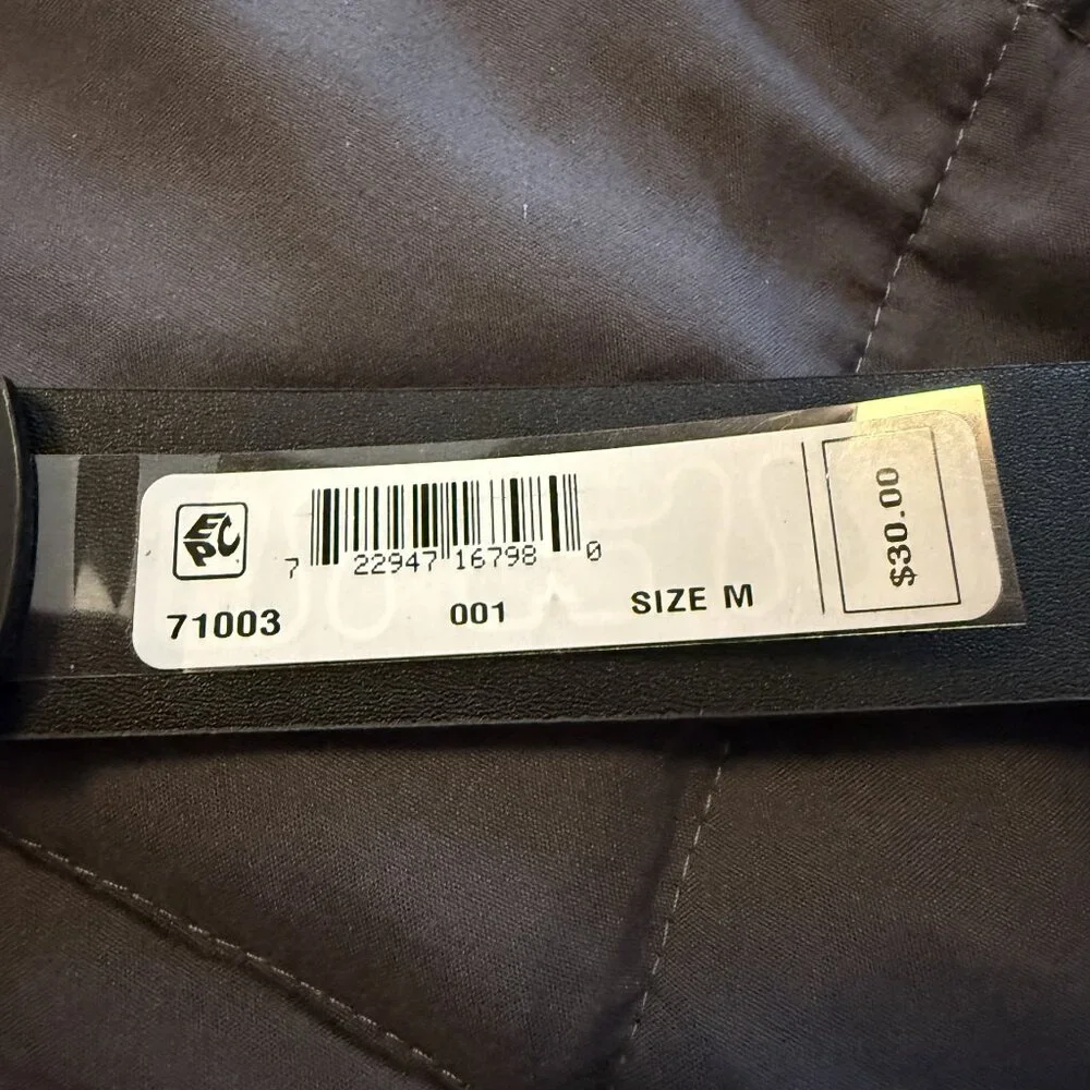 Calvin Klein Boys Black Teen Belt Sz Medium 26-28 Buckle Classic NEW